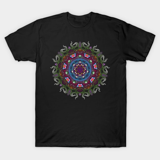Rendala Mandala T-Shirt by SheaBondsArt